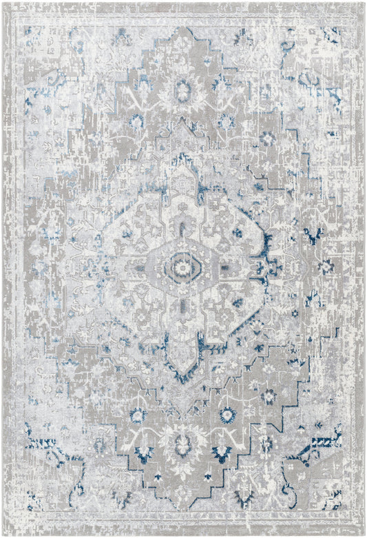 Surya Perception Pcp-2318 Light Gray, Cream, Medium Gray, Gray Area Rug