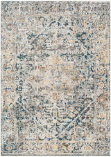 Surya Presidential Pdt-2300 Pale Blue, Bright Blue, Medium Gray Rugs.