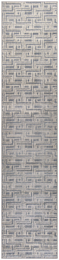 Nourison Serenity Home Srh04 Blue Ivory Area Rug