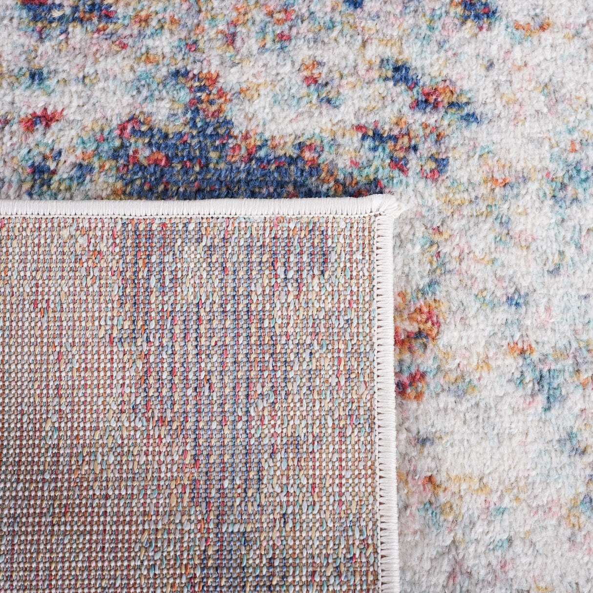 Safavieh Phoenix Phx500A Ivory/Blue Rust Rug.