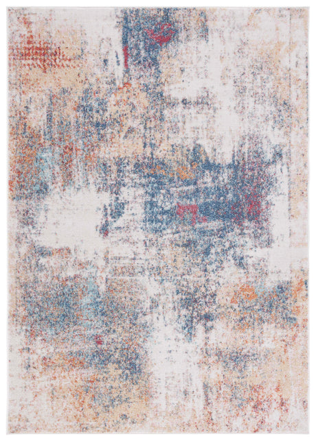 Safavieh Phoenix Phx502A Ivory/Blue Rust Rug.