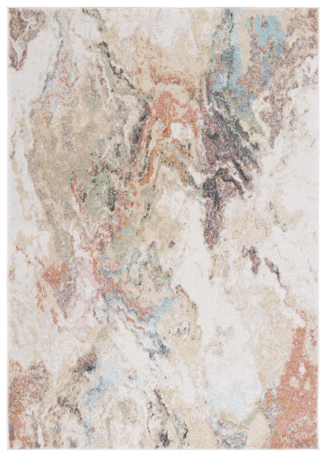 Safavieh Phoenix Phx504A Ivory/Gold Rust Rug.