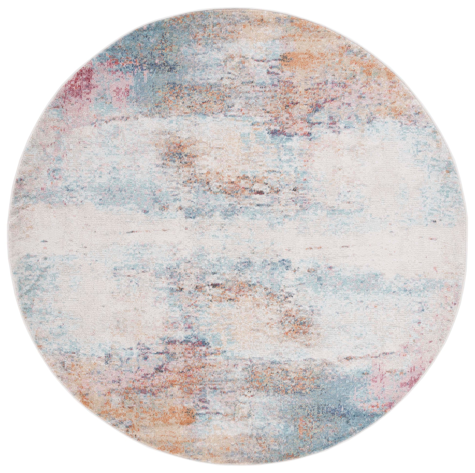 Safavieh Phoenix Phx506J Aqua/Gold Rose Area Rug