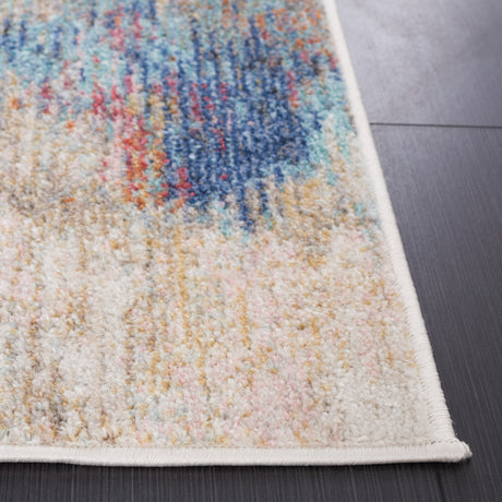 Safavieh Phoenix Phx508J Aqua/Gold Rose Rug.