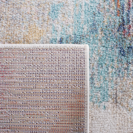 Safavieh Phoenix Phx508J Aqua/Gold Rose Rug.