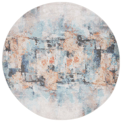 Safavieh Phoenix Phx510J Aqua/Gold Rust Area Rug