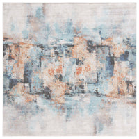 Safavieh Phoenix Phx510J Aqua/Gold Rust Area Rug