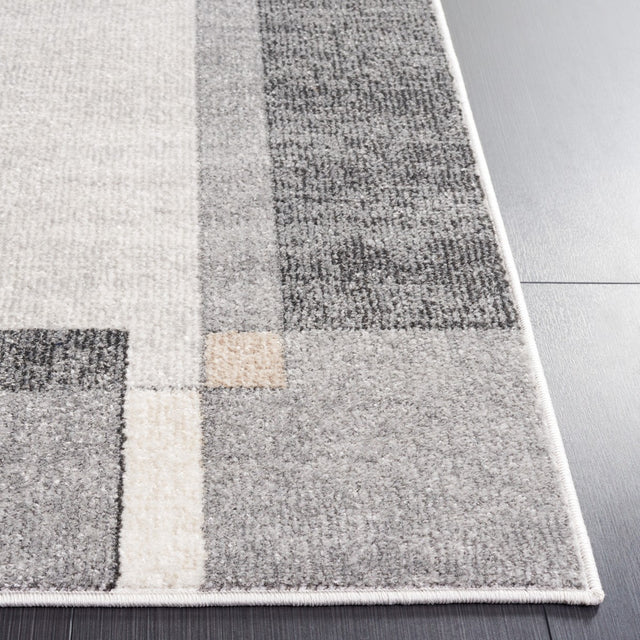 Safavieh Phoenix Phx553F Light Grey/Beige Charcoal Rug.