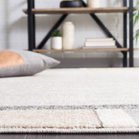 Safavieh Phoenix Phx553F Light Grey/Beige Charcoal Area Rug