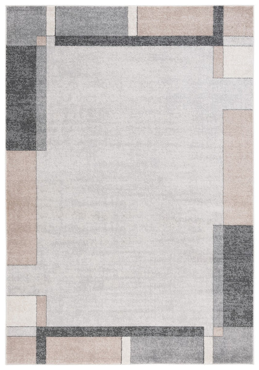 Safavieh Phoenix Phx553F Light Grey/Beige Charcoal Area Rug