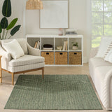 Nourison Horizon Indoor/Outdoor HOZ02 Green Contemporary Area Rugs