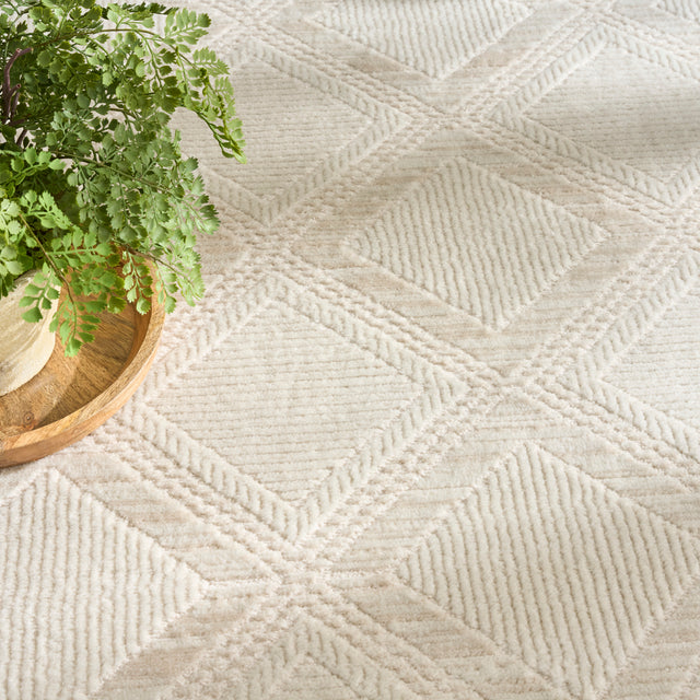 Nourison Serenity Home SRH11 Ivory Contemporary Area Rugs