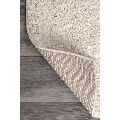 Nuloom Haisley Casual Shag Ozus01B Beige Area Rug