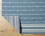 Surya Pismo Beach Pmb-2312 Pewter, Beetle Blue, Slate, Silver Rug.