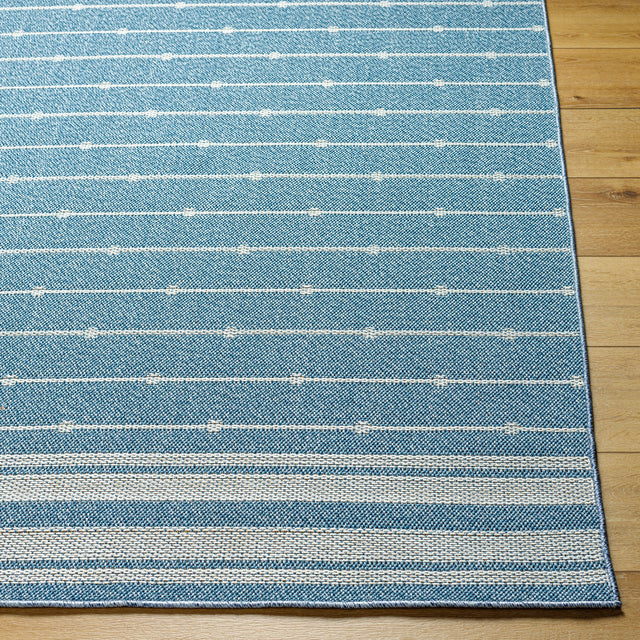 Surya Pismo Beach Pmb-2312 Pewter, Beetle Blue, Slate, Silver Rug.