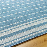 Surya Pismo Beach Pmb-2312 Pewter, Beetle Blue, Slate, Silver Rug.