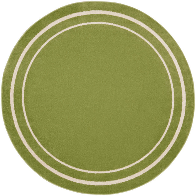 Nourison Nourison Essentials Nre02 Green Ivory Area Rug