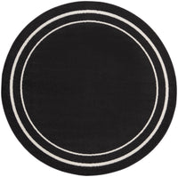 Nourison Nourison Essentials Nre02 Black Ivory Area Rug