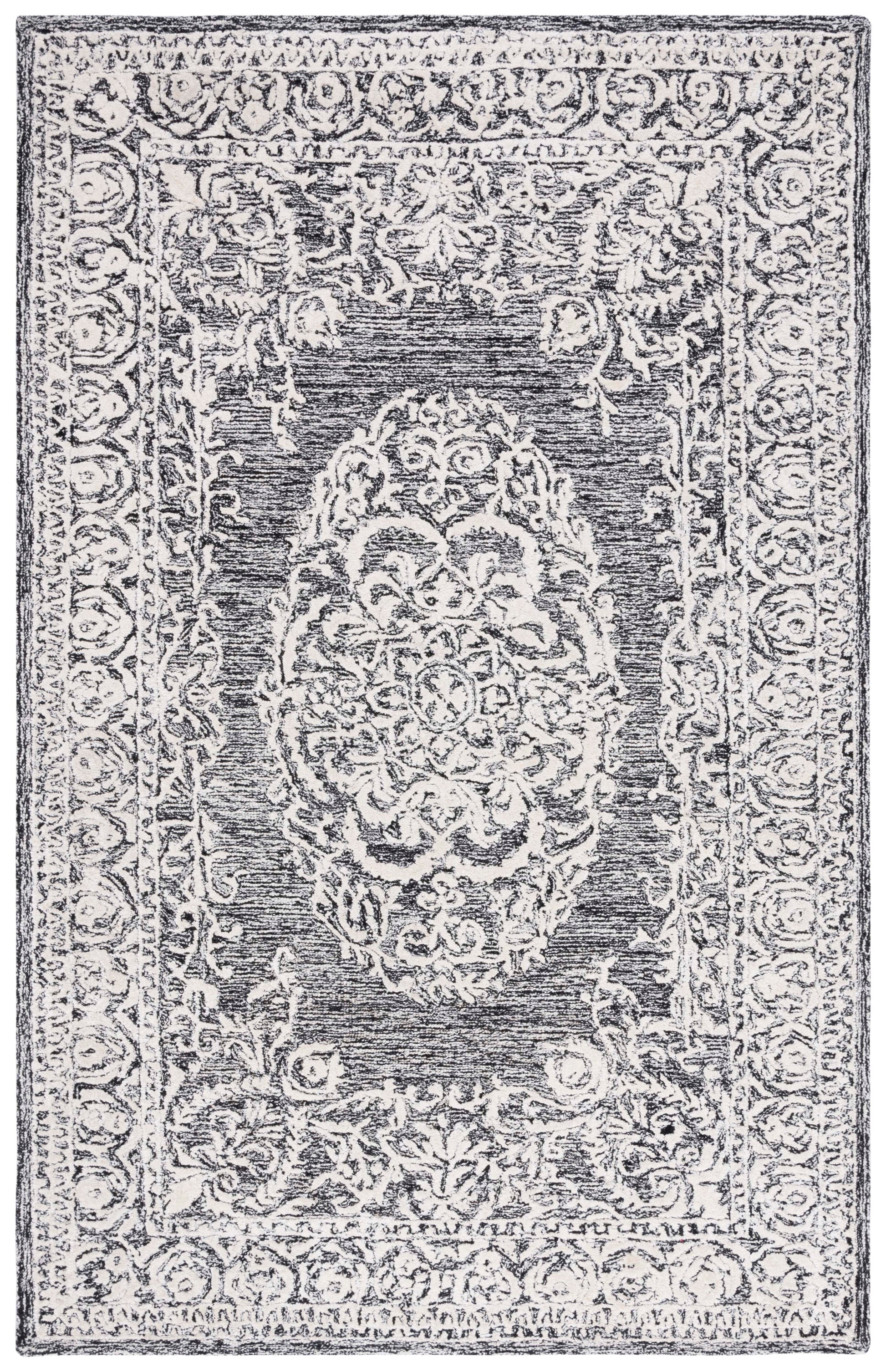 Safavieh Precious Pre305Z Black/Ivory Area Rug