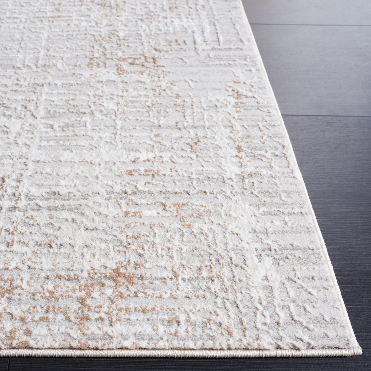 Safavieh Parker Prk100D Taupe/Grey Gold Rug.