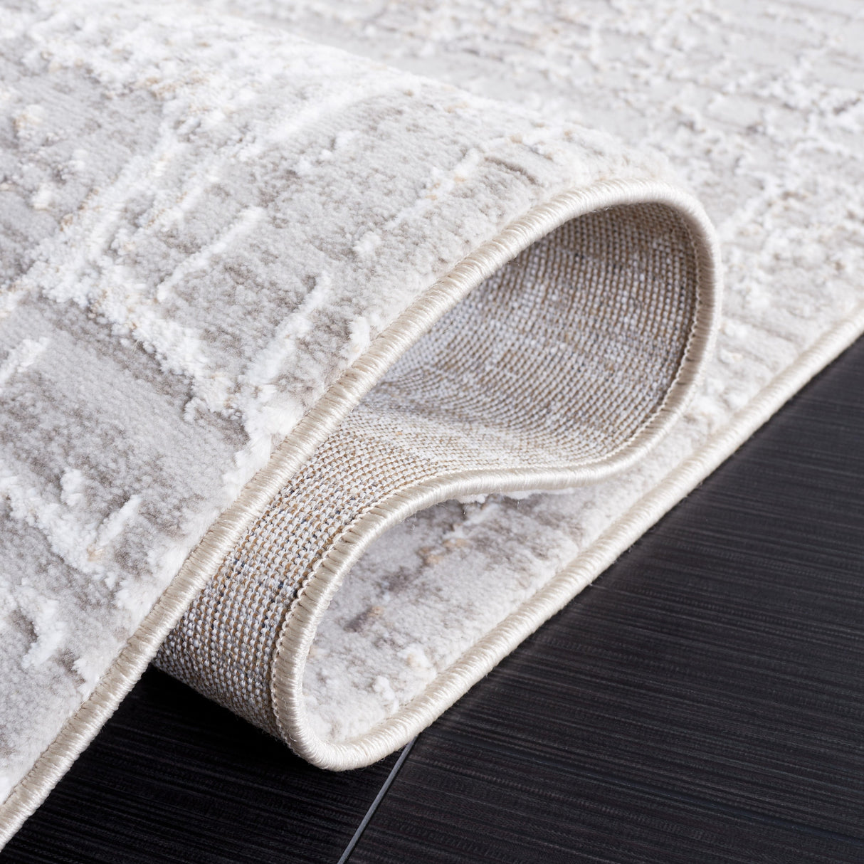 Safavieh Parker Prk100E Taupe/Ivory Grey Rug.