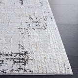 Safavieh Parker Prk100G Light Grey/Black Rug.