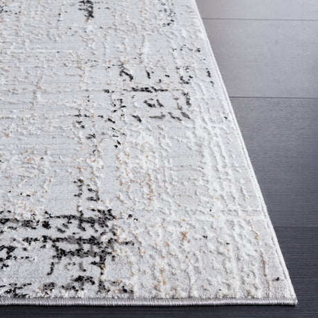 Safavieh Parker Prk100G Light Grey/Black Rug.