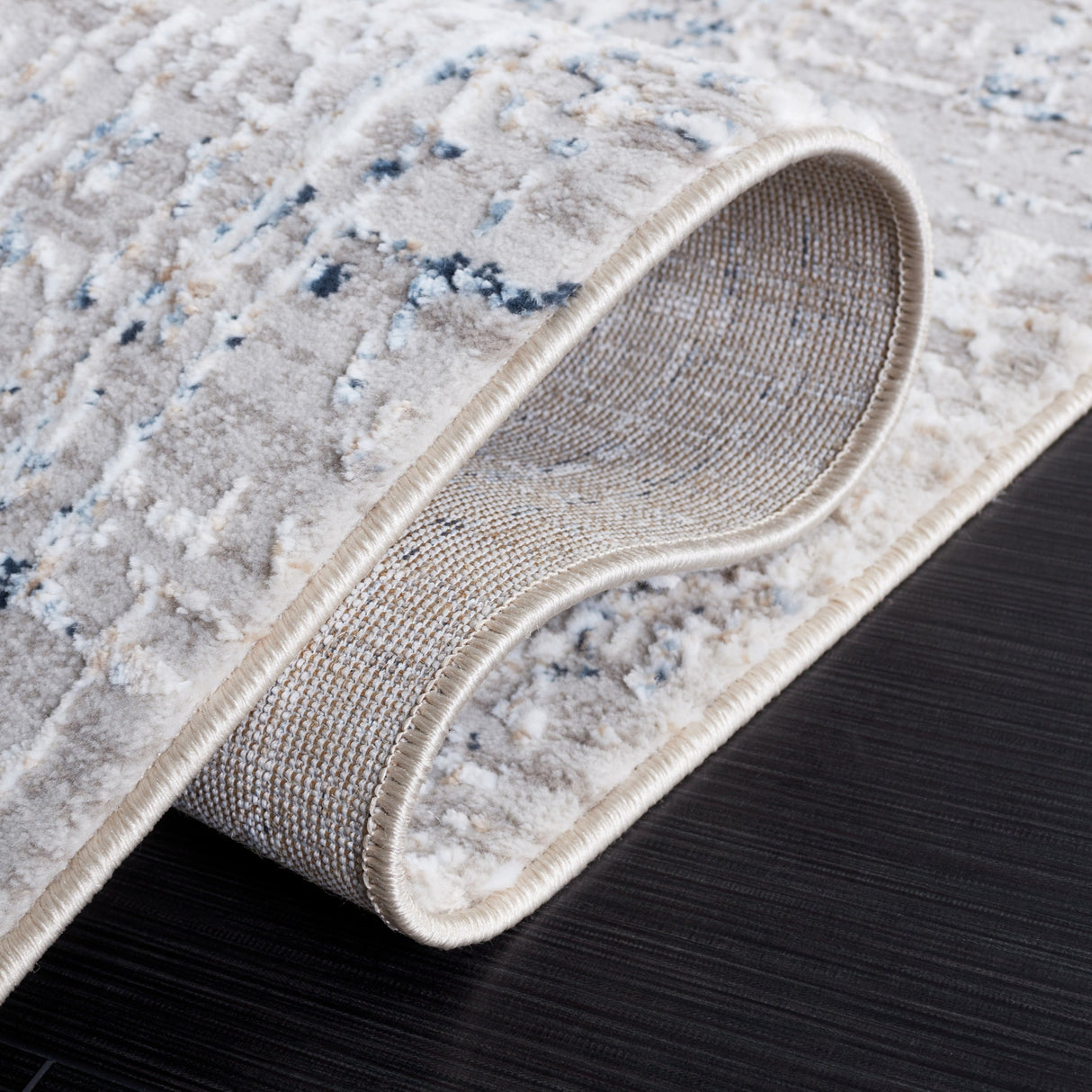 Safavieh Parker Prk100M Taupe/Grey Blue Rug.