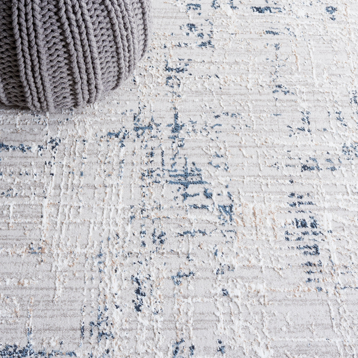 Safavieh Parker Prk100M Taupe/Grey Blue Rug.