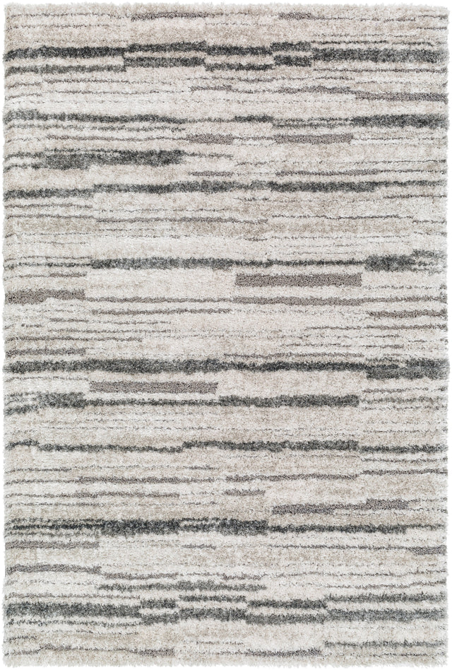 Surya Primo Pro-2300 White, Light Gray, Gray, Charcoal Rug.