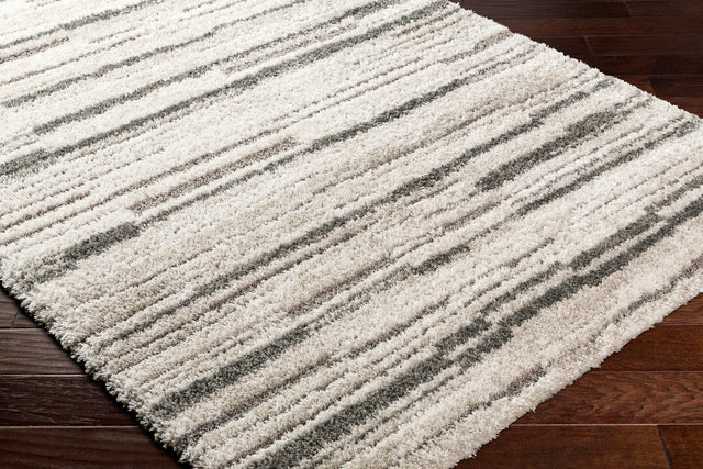 Surya Primo Pro-2300 White, Light Gray, Gray, Charcoal Rug.