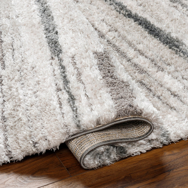 Surya Primo Pro-2300 White, Light Gray, Gray, Charcoal Rug.