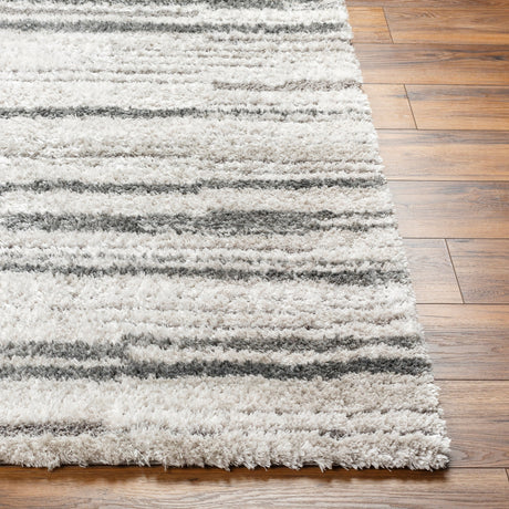 Surya Primo Pro-2300 White, Light Gray, Gray, Charcoal Rug.