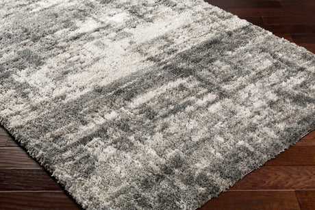 Surya Primo Pro-2301 Gray, Charcoal, White, Light Gray Rug.