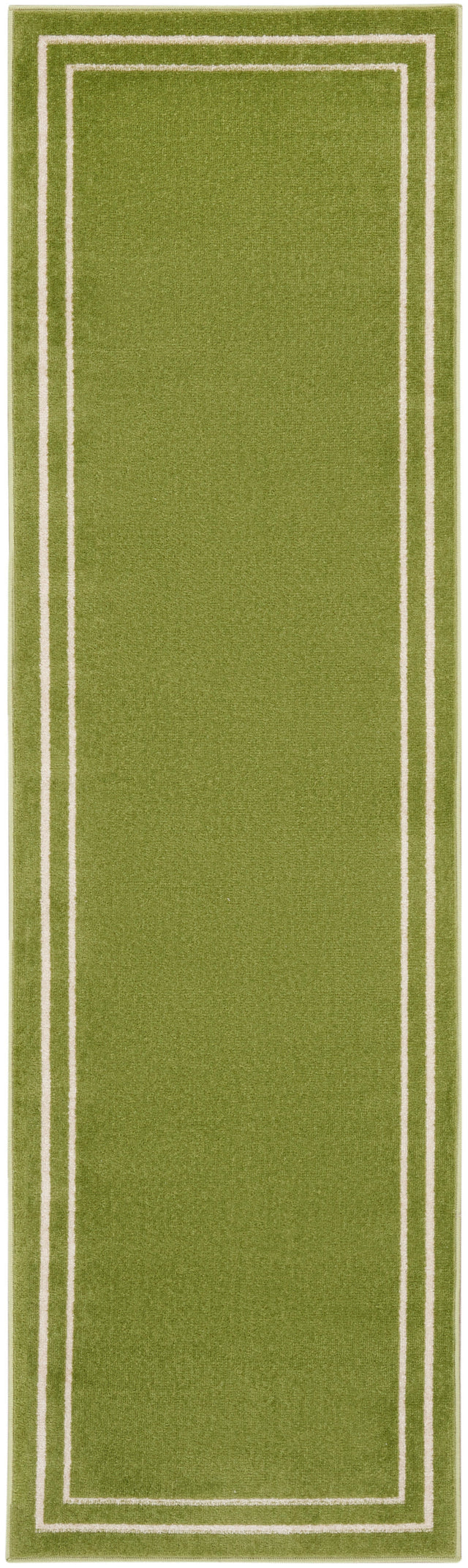 Nourison Nourison Essentials Nre02 Green Ivory Area Rug