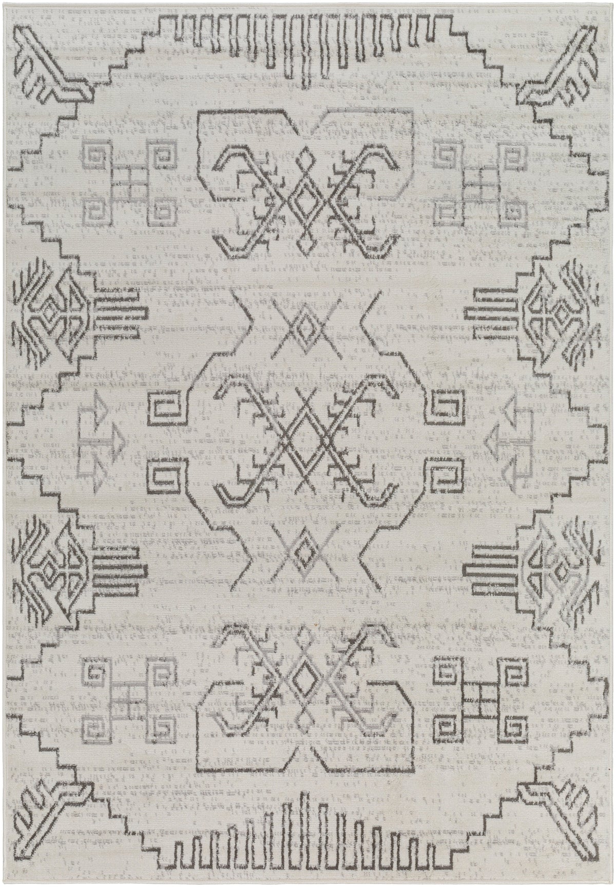 Surya Pisa Pss-2359 Light Gray, Medium Gray, Charcoal Rug.