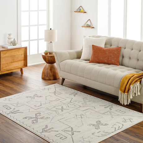 Surya Pisa Pss-2361 Light Gray, Medium Gray, Charcoal Rug.