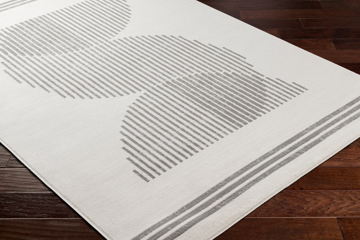 Surya Pisa Pss-2363 Light Gray, Medium Gray, Charcoal Rug.