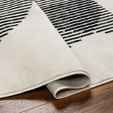 Surya Pisa Pss-2364 Light Gray, Black, Charcoal Rug.