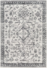 Surya Pisa Pss-2366 Light Gray, Medium Gray, Black Rug.