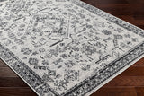 Surya Pisa Pss-2366 Light Gray, Medium Gray, Black Rug.