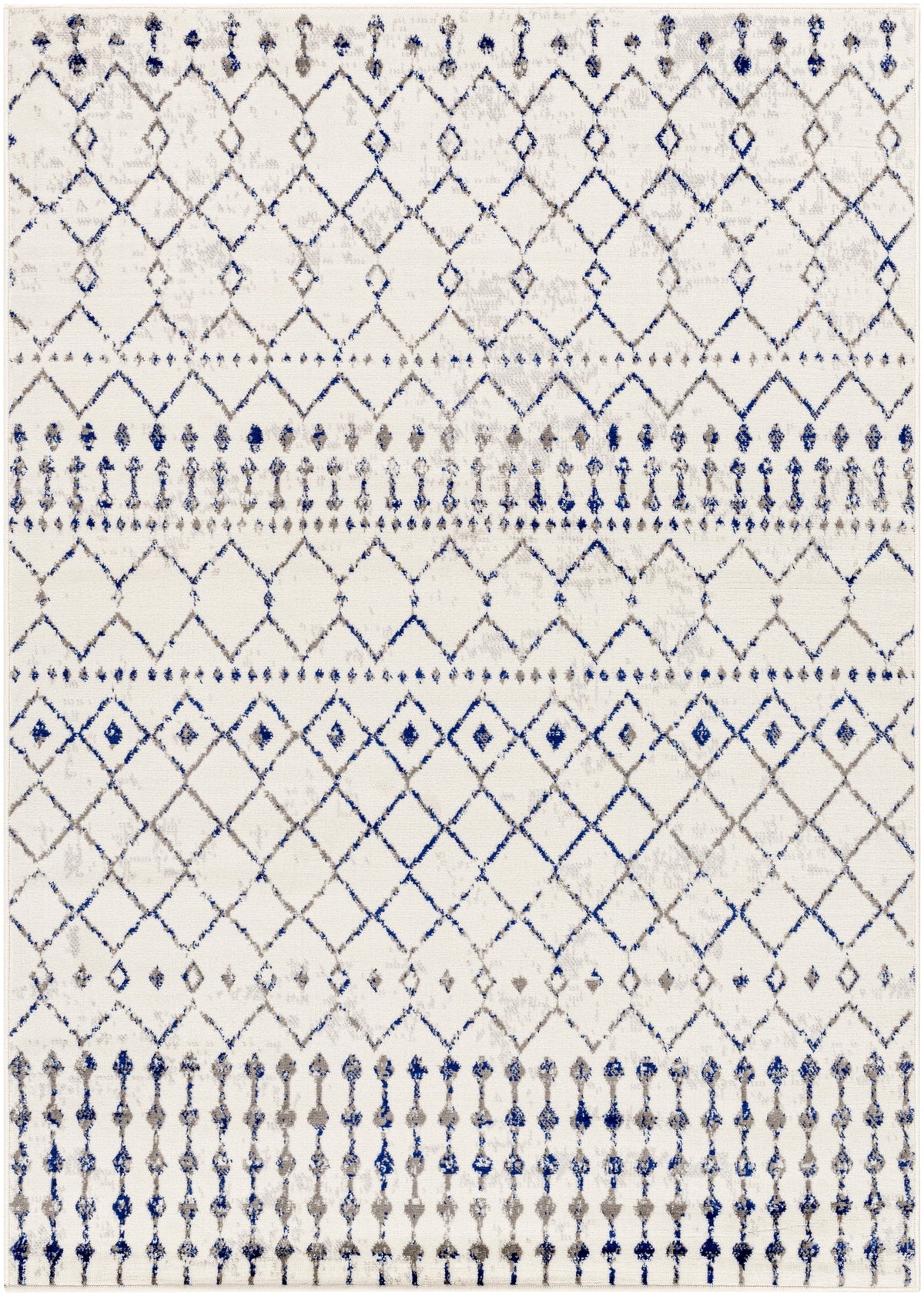 Surya Pisa Pss-2367 Light Gray, Charcoal, Dark Blue, Medium Gray Rug.