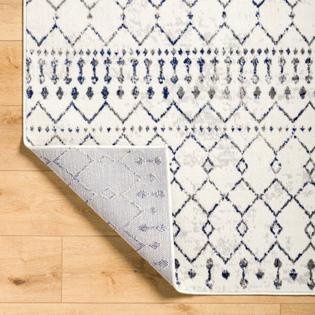 Surya Pisa Pss-2367 Light Gray, Charcoal, Dark Blue, Medium Gray Rug.