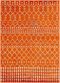 Surya Pisa Pss-2371 Burnt Orange, Light Gray, Medium Gray, Charcoal Rug.