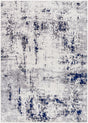 Surya Pisa Pss-2372 Light Gray, Medium Gray, Charcoal, Dark Blue Rug.