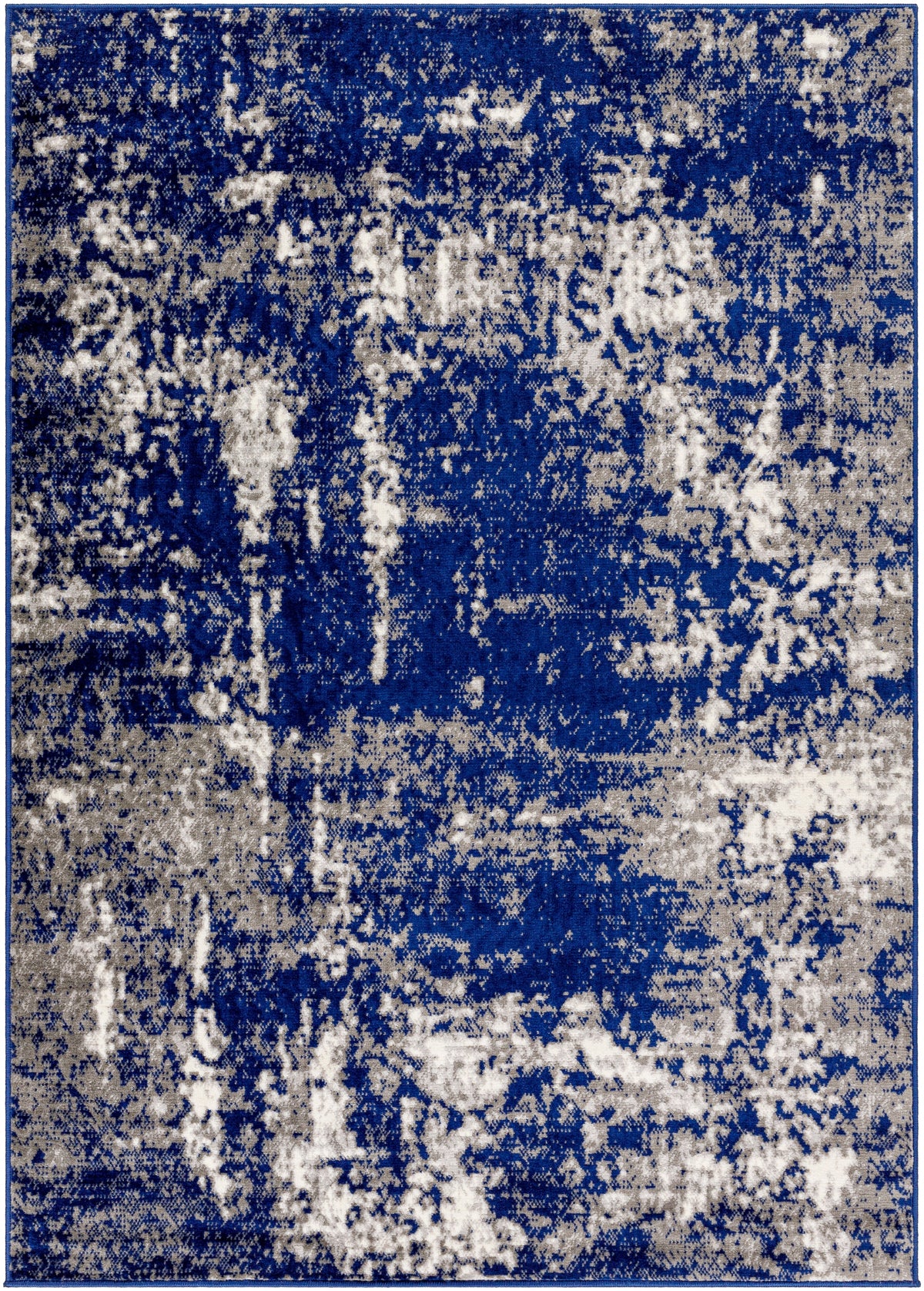 Surya Pisa Pss-2373 Dark Blue, Charcoal, Medium Gray, Light Gray Rug.