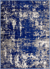 Surya Pisa Pss-2373 Dark Blue, Charcoal, Medium Gray, Light Gray Rug.
