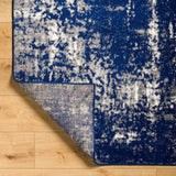 Surya Pisa Pss-2373 Dark Blue, Charcoal, Medium Gray, Light Gray Rug.