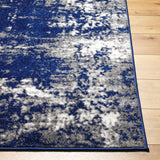 Surya Pisa Pss-2373 Dark Blue, Charcoal, Medium Gray, Light Gray Rug.