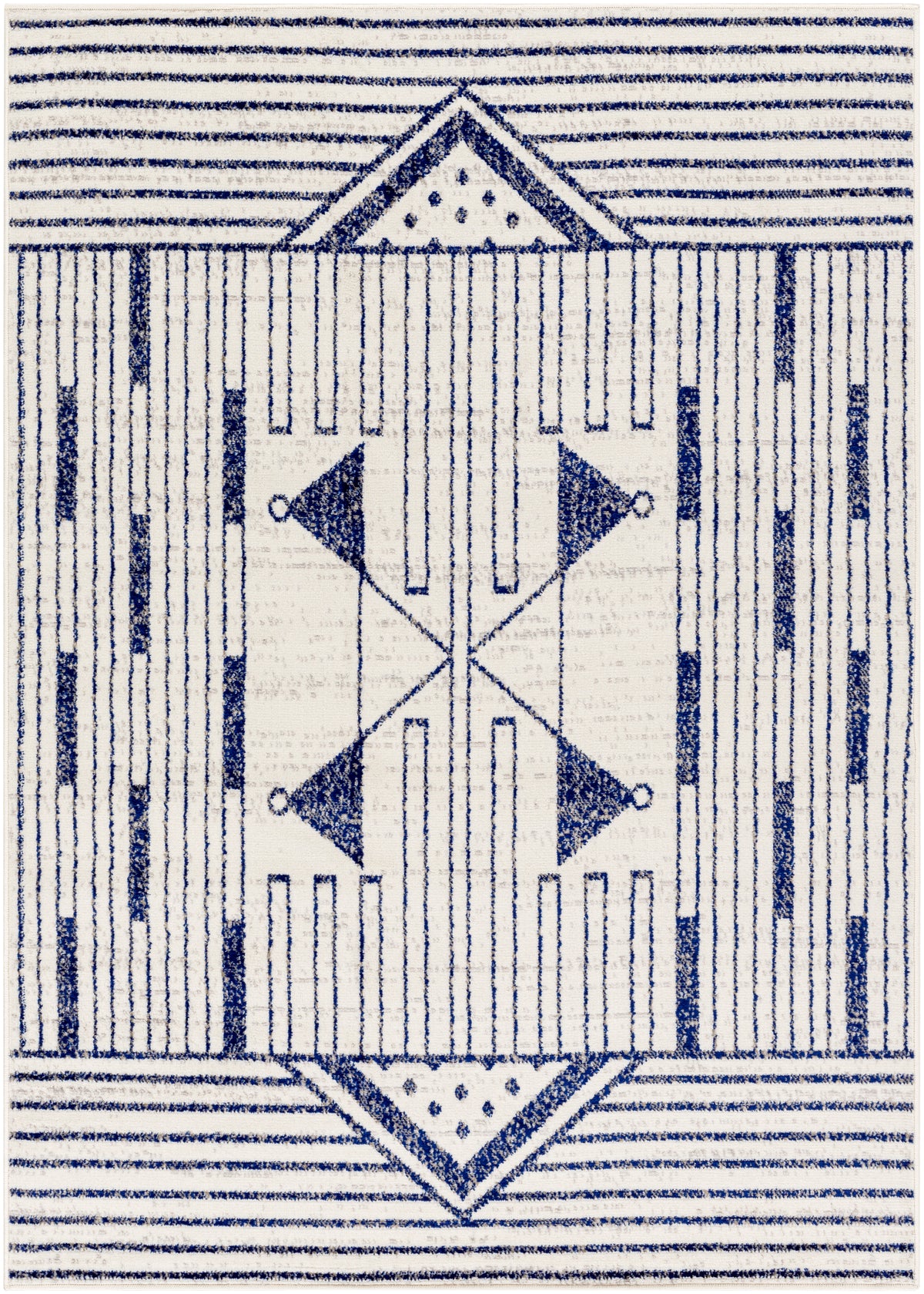 Surya Pisa Pss-2376 Light Gray, Dark Blue, Charcoal, Medium Gray Rug.